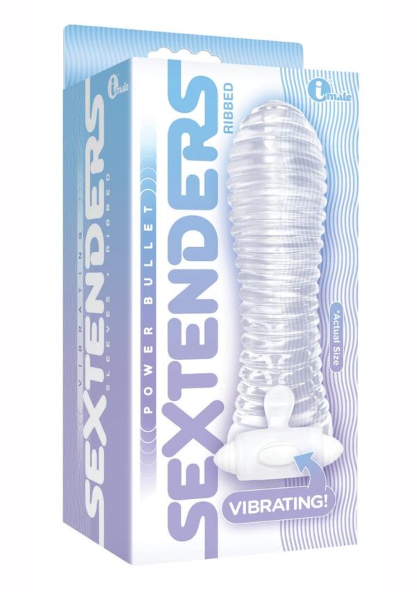 The 9`s - Vibrating Sextenders, Ribbed - Clear