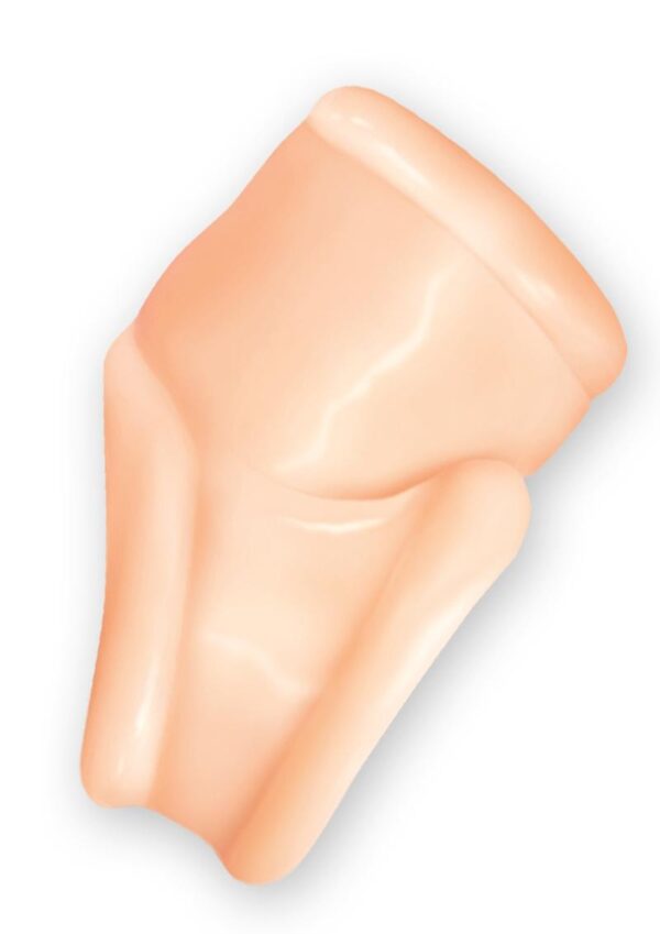 The 9`s - Base Boost Cock and Balls Sleeve - Vanilla - Image 2