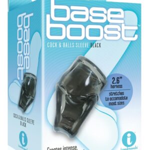 The 9`s - Base Boost Cock and Balls Sleeve - Black