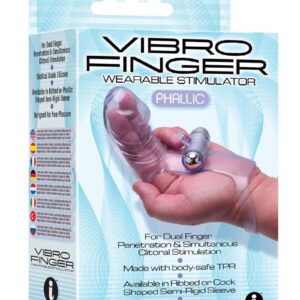 The 9`s - VibroFinger Massager - Purple