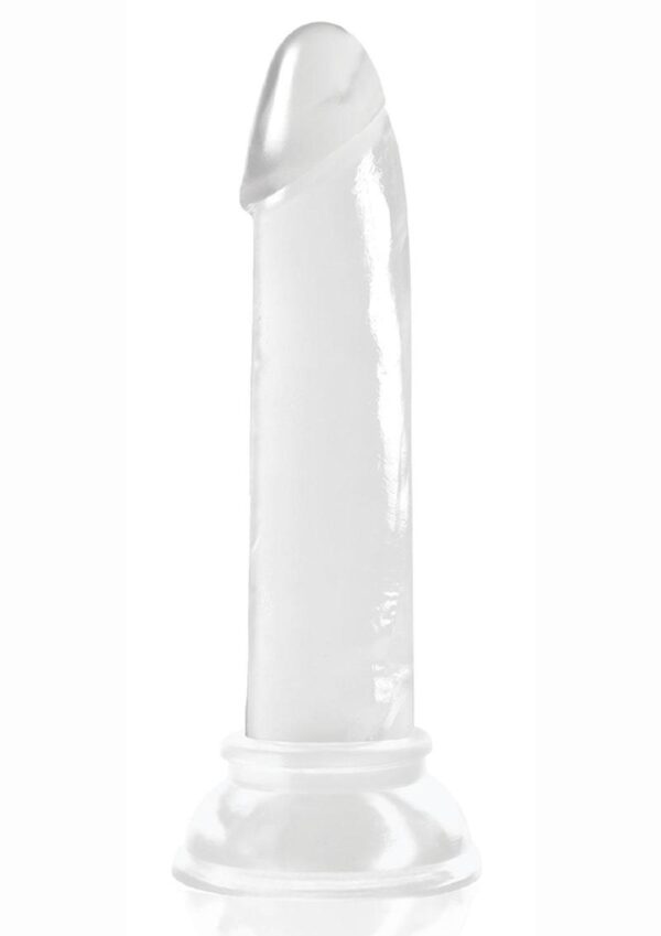 The 9`s - Diclets Jelly Dildo 7in - Clear - Image 2