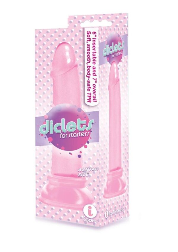 The 9`s - Diclets Jelly Dildo 7in - Pink