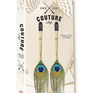 Couture Clip`s Peacock Plume Nipple Clamp