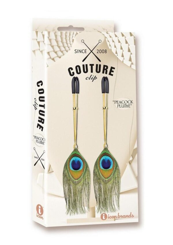 Couture Clip`s Peacock Plume Nipple Clamp