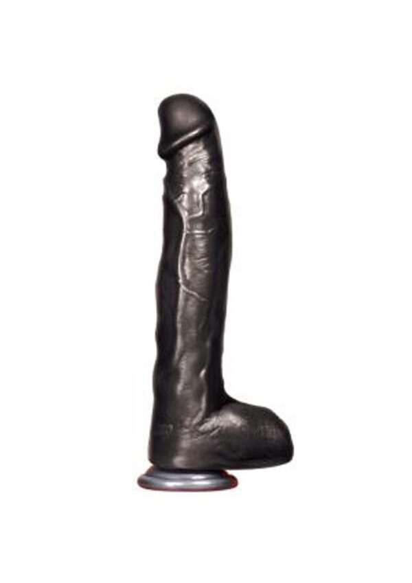 BBC Big Black Cocks Ice Pick Realistic Dildo 13in - Black - Image 2