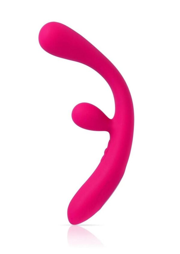 JimmyJane Reflexx Rabbit 3 Rechargeable Silicone Rabbit Vibrator - Fuchsia - Image 2