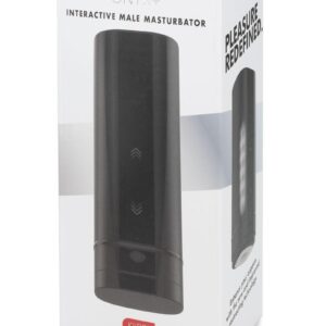 Kiiroo Onyx+ Interactive Vibrating Masturbator - Black