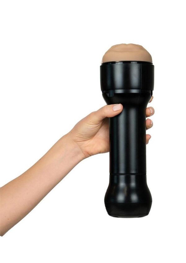 Kiiroo Feel Victoria June Interactive Masturbator - Mouth - Black/Vanilla - Image 3