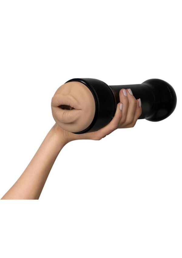 Kiiroo Feel Victoria June Interactive Masturbator - Mouth - Black/Vanilla - Image 4
