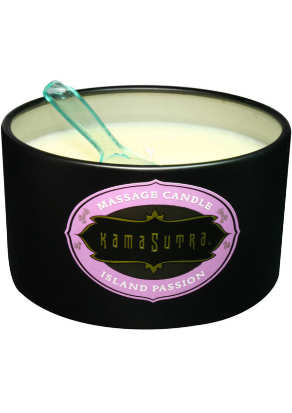 Kama Sutra Ignite Massage Candle Island Passion 6oz - Image 2