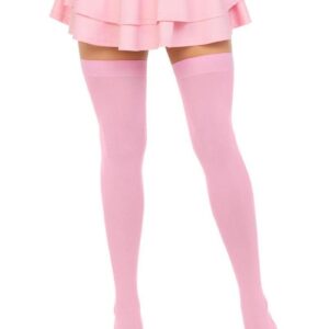 Leg Avenue Nylon Over the Knee - OS - Pink