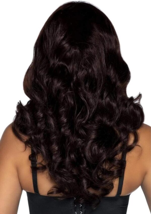 Leg Avenue Misfit Long Wavy Bang Wig - OS - Brown - Image 2