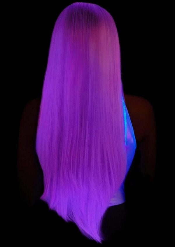 Leg Avenue Long Straight 33 Center Part Wig - OS - Lavender - Image 4