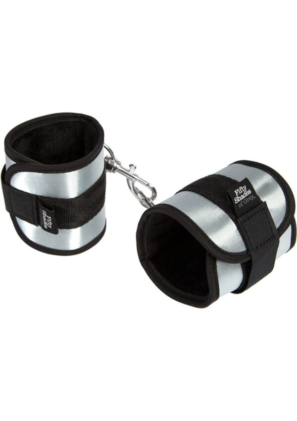 Fifty Shades of Grey Totally His Soft Handcuffs - Silver