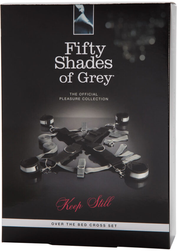 Fifty Shades of Grey Keep Still Over the Bed Cross Restraint - Silver