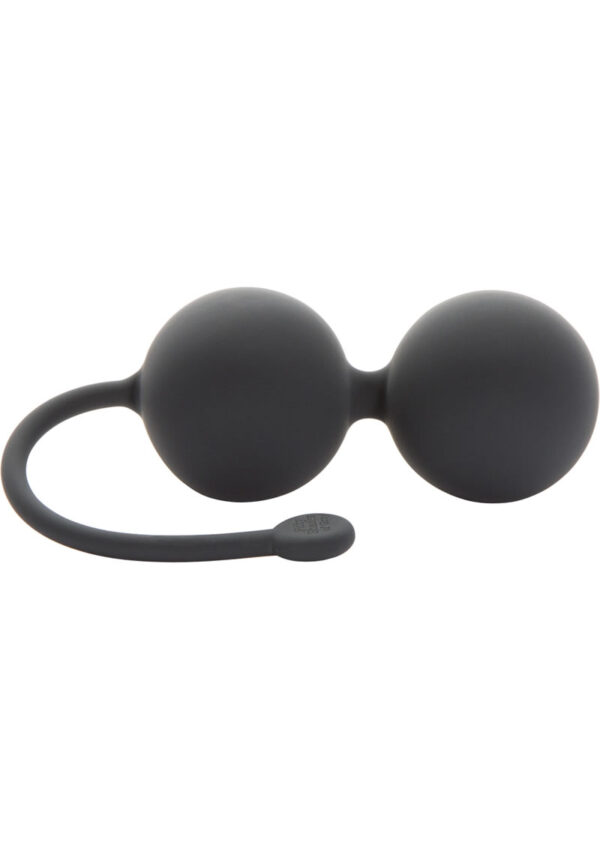Fifty Shades of Grey Tighten and Tense Silicone Jiggle Balls - Black - Image 2