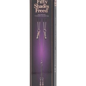 Fifty Shades Freed All Sensation Nipple and Clitoral Chain - Purple