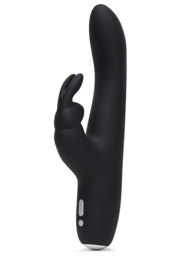 Fifty Shades of Grey Greedy Girl Rechargeable Slimline Rabbit Vibrator - Black - Image 2