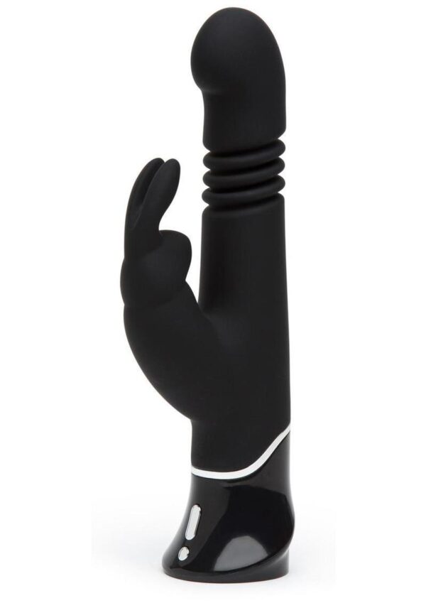 Fifty Shades of Grey Greedy Girl Rechargeable Thrusting G-Spot Rabbit Vibrator - Black - Image 2