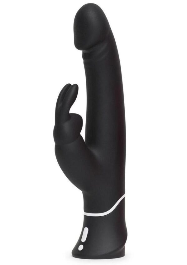 Happy Rabbit Realistic Silicone Rabbit Vibrator - Black - Image 2