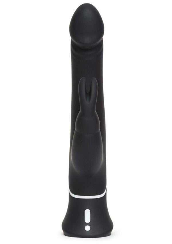 Happy Rabbit Realistic Silicone Rabbit Vibrator - Black - Image 3