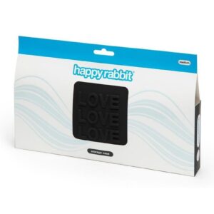 Happy Rabbit LOVE Silicone Storage Zip Bag - Medium - Black