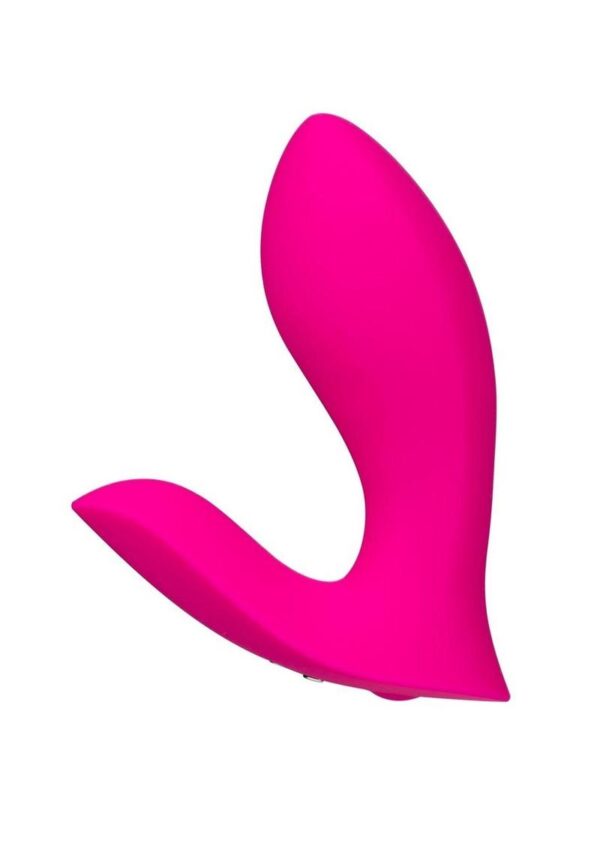Lovense Flexer Rechargeable Silicone App-Controlled Panty Vibrator - Pink - Image 2