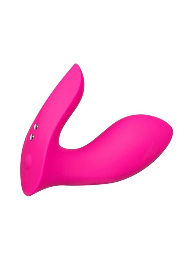 Lovense Flexer Rechargeable Silicone App-Controlled Panty Vibrator - Pink - Image 4
