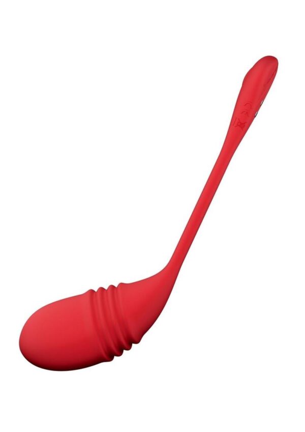 Lovense Vulse Rechargeable Silicone Egg Vibrator - Red - Image 2