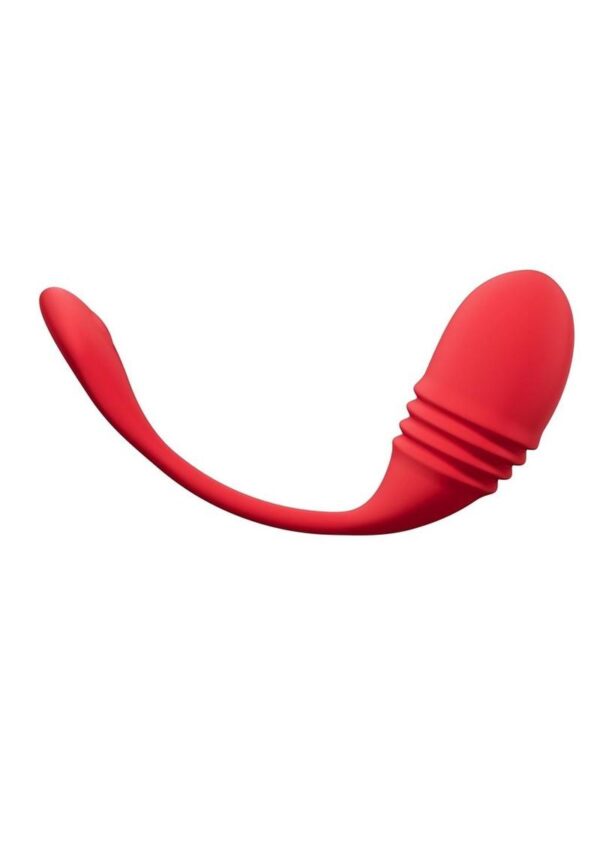 Lovense Vulse Rechargeable Silicone Egg Vibrator - Red - Image 3