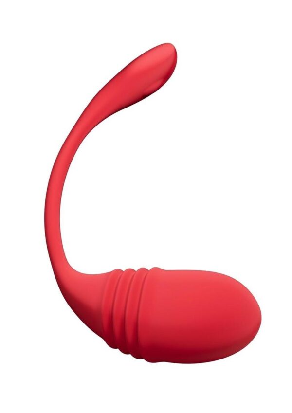 Lovense Vulse Rechargeable Silicone Egg Vibrator - Red - Image 4