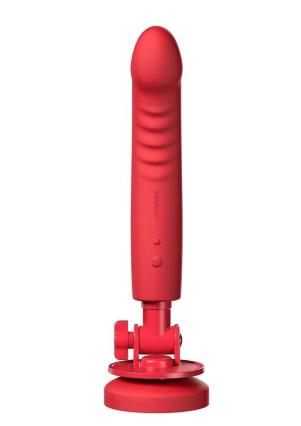 Lovense Mission 2 Silicone Rechargeable Vibrator - Red - Image 2