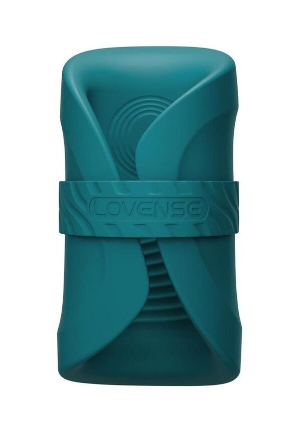 Lovense Gush 2 Handsfree Silicone Rechargeable Masturbator - Green - Image 3