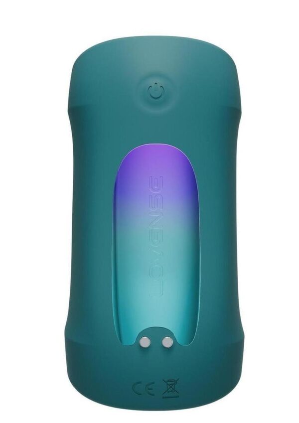 Lovense Gush 2 Handsfree Silicone Rechargeable Masturbator - Green - Image 4