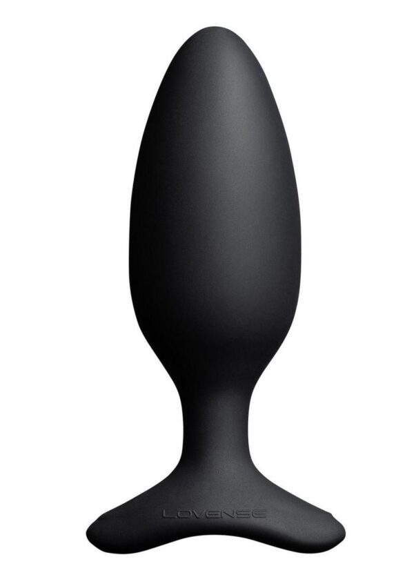 Lovense Hush 2 Rechargeable App Compatible Silicone Vibrating Anal Plug 1.75in - Black - Image 2