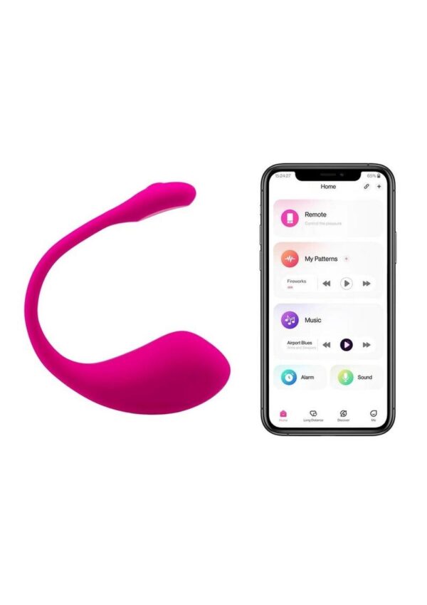 Lovense Lush 2 App Compatible Silicone Bullet - Pink - Image 2