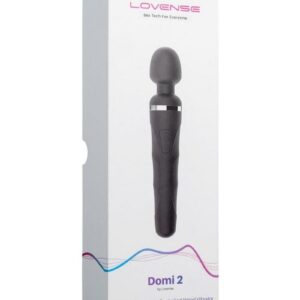 Lovense Domi 2 Rechargeable Wand Massager - Black