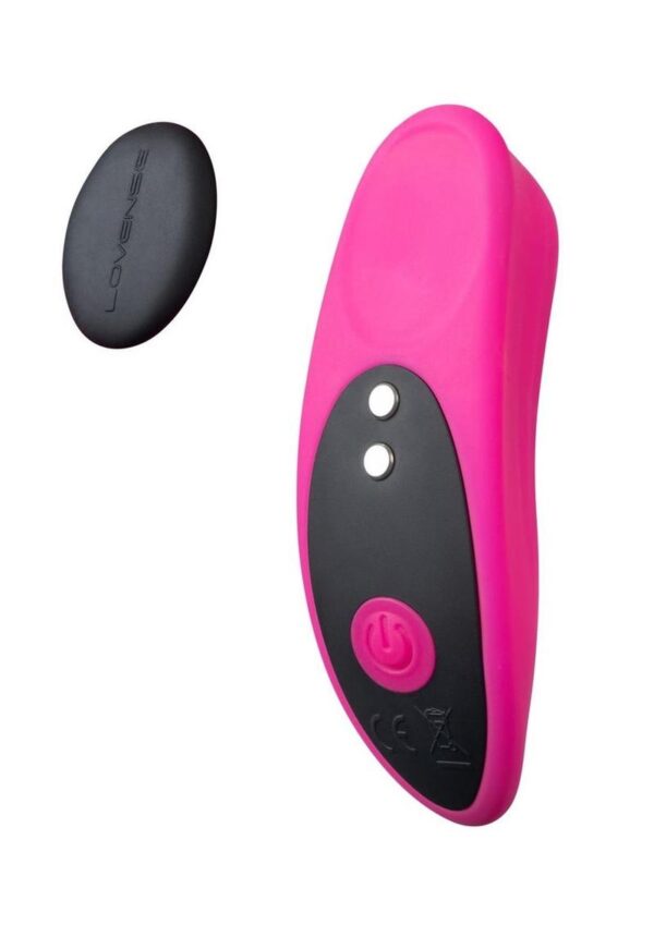 Lovense Ferri App Compatible Silicone Panty Vibrator - Pink/Black - Image 2