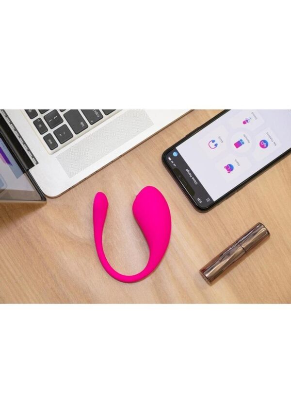 Lovense Lush 3 Silicone Egg Vibrator with Remote Control - Pink - Image 4