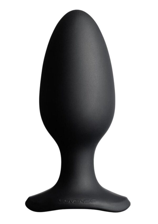 Lovense Hush 2 Rechargeable App Compatible Silicone Vibrating Anal Plug 2.25in - Black - Image 2