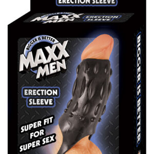 Maxx Men Erection Sleeve Cock Ring - Clear