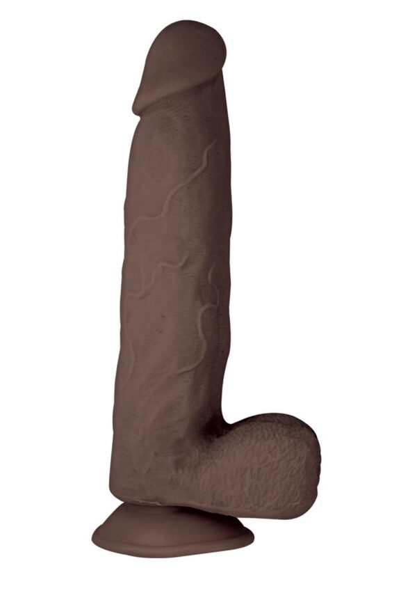 Realcocks Dual Layered #7 Bendable Dildo 8.5in - Chocolate - Image 2