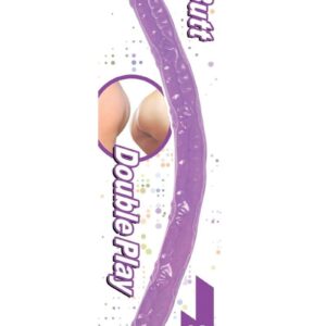 Butt To Butt Double Play Dildo 18in - Purple