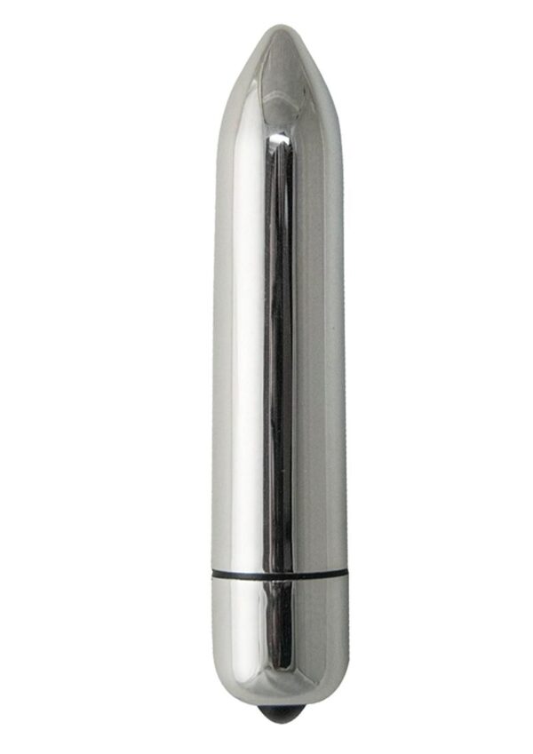 Intense Orgasm Bullet Vibrator - Silver - Image 2