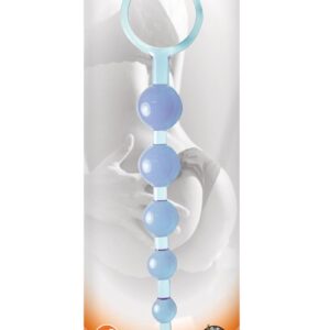 Dragonz Tale Anal Pleasures Silicone Anal Beads - Blue