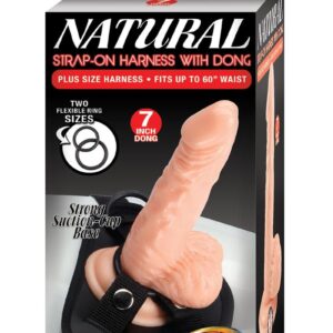 Natural Strap-On Harness with Dong 7in - Vanilla