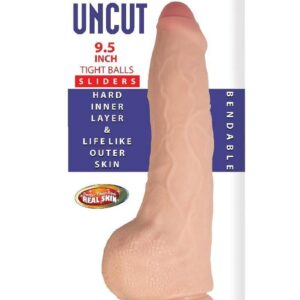 Realcocks Dual Layered Uncut Slider with Tight Balls 9.5in - Vanilla