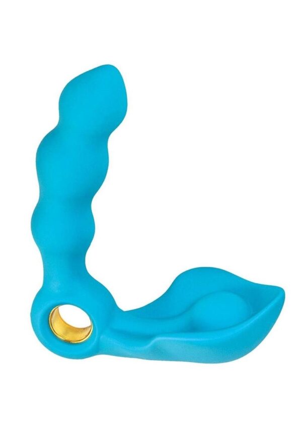 Princess Euphoria Silicone Rechargeable Vibrator - Blue - Image 2