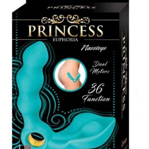 Princess Euphoria Silicone Rechargeable Vibrator - Blue