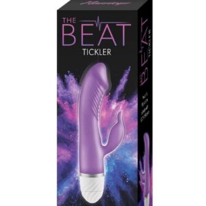 The Beat Tickler Silicone Rabbit Vibrator - Purple